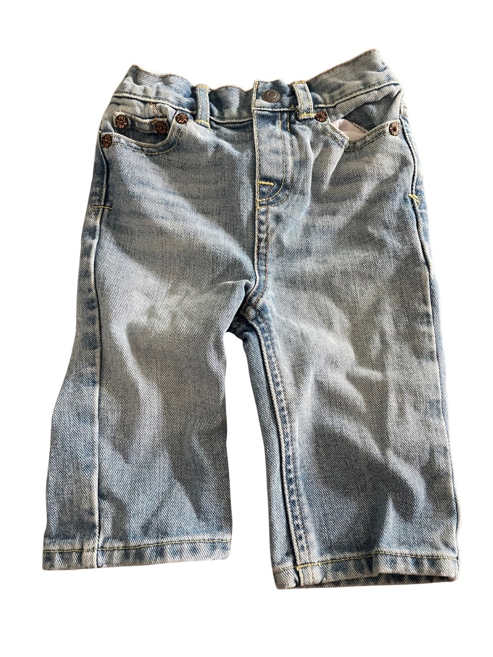 Vintage Polo by Ralph Lauren Light Blue Wash Kids Denim Jeans Y2K 90s